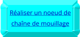 Réaliser un noeud de chaîne de mouillage