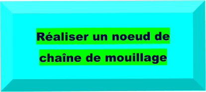 Réaliser un noeud de chaîne de mouillage